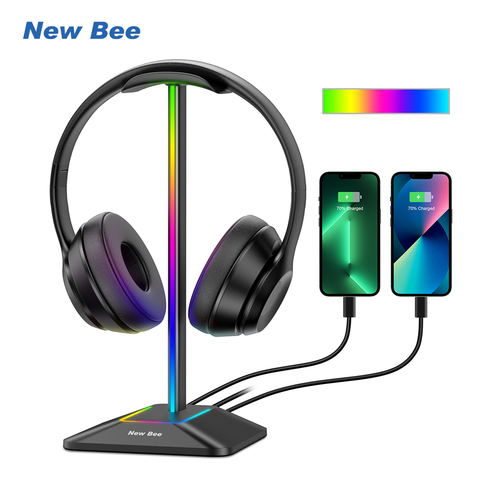 Headset Stand Rgb - New Bee Z8 RGB Supporto per