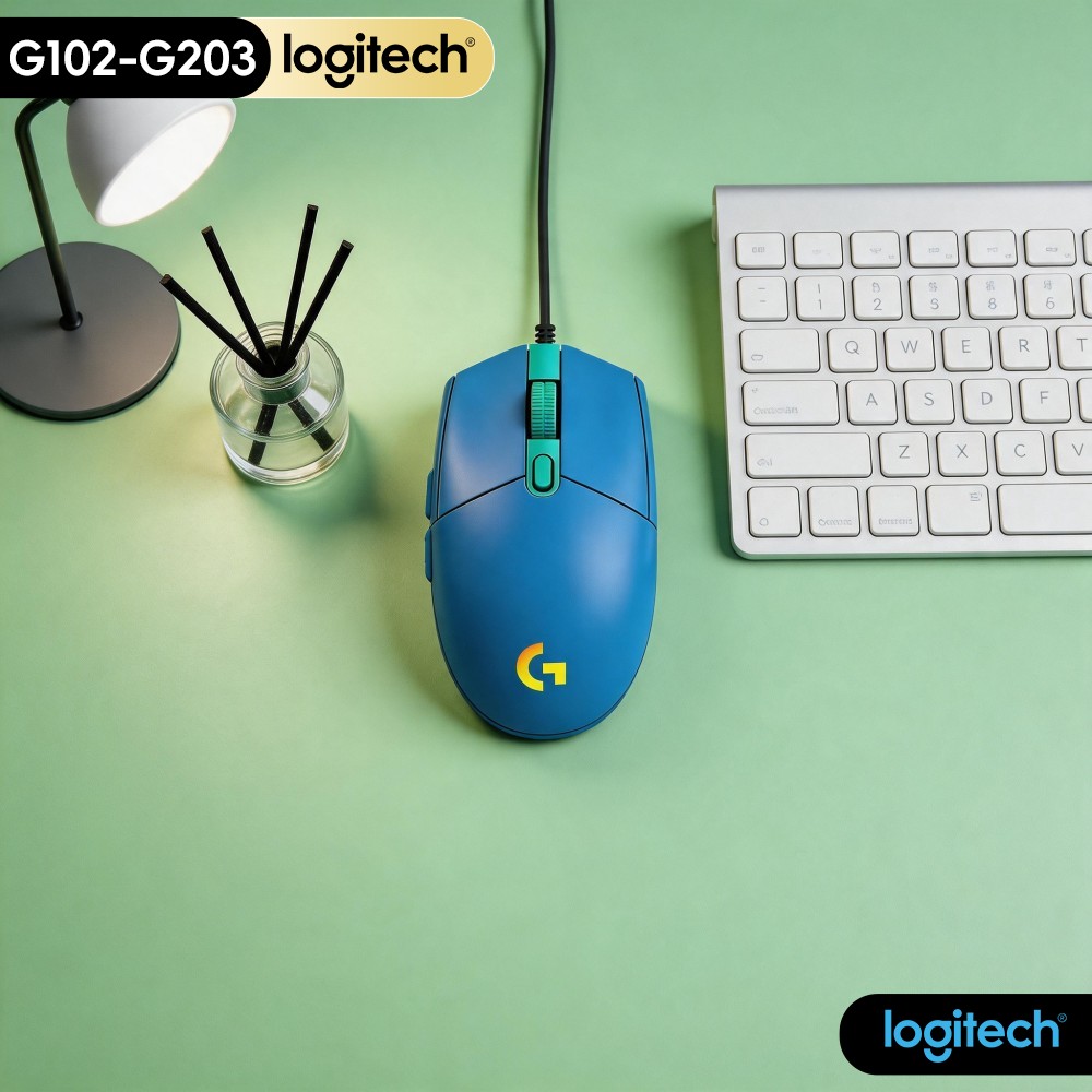 Logitech Mouse G203 - Mouse Logitech G102 G203, RGB Lightsync,