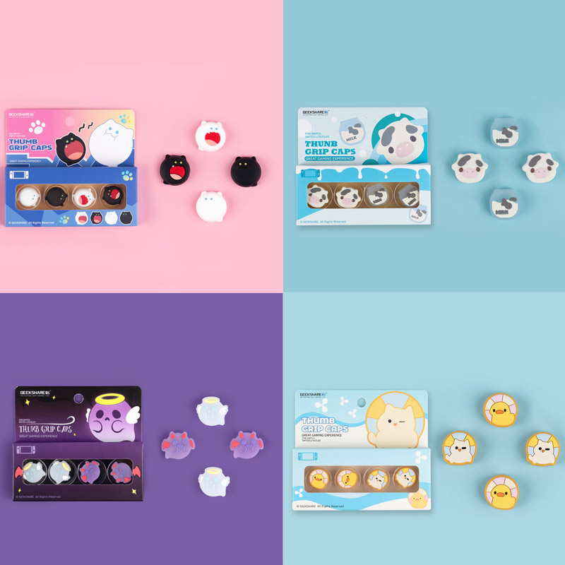 Gaming Accessories Girly - Super Carino Silicone Morbido Joycon Thumb