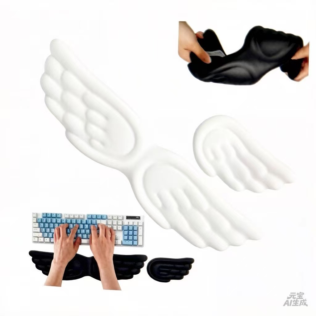 Gaming Accessories Girly - Set Tappetino Mouse con Poggiapolsi Ergonomico