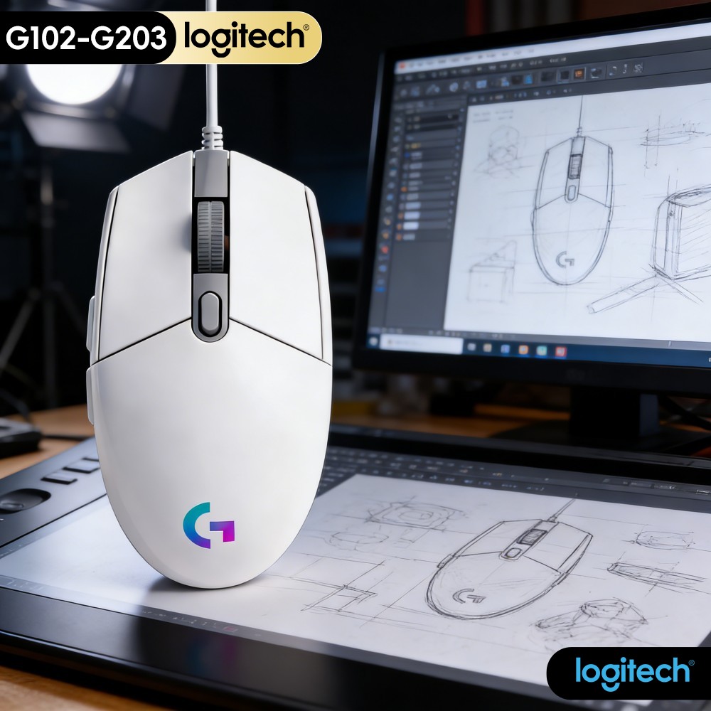 Logitech Mouse G203 - Mouse Logitech G203 Prodigy Series G102