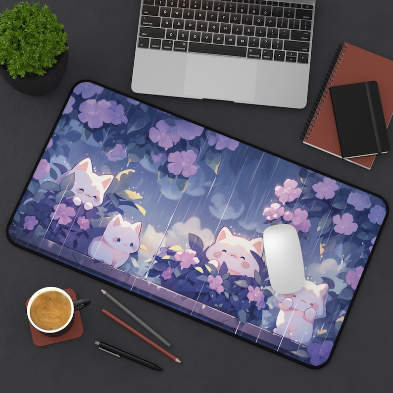 Gaming Accessories Officeworks - Tappetino per mouse grande Kawaii Cats