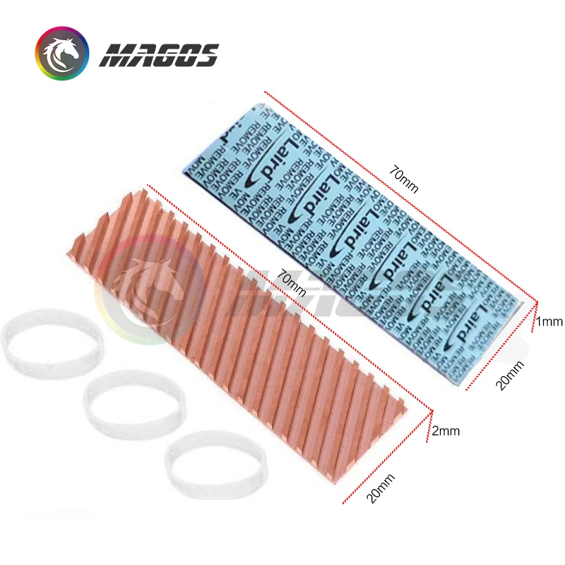 M2 Heatsink Cooler - Dissipatore di calore SSD M.2 Carry