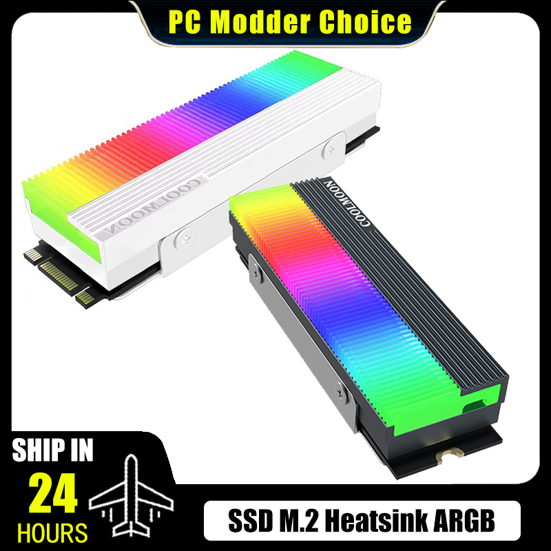 M2 Heatsink Cooler - 5V 3Pin ARGB AURA SYNC Computer