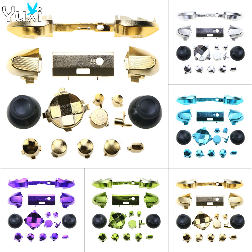 Gaming Accessories Xbox Series S - YuXi Bottoni in plastica cromata per