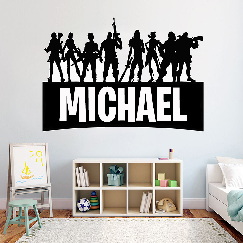 Gaming Accessories Wall - Gioco Gamer Nome Personalizzato Decorazione della