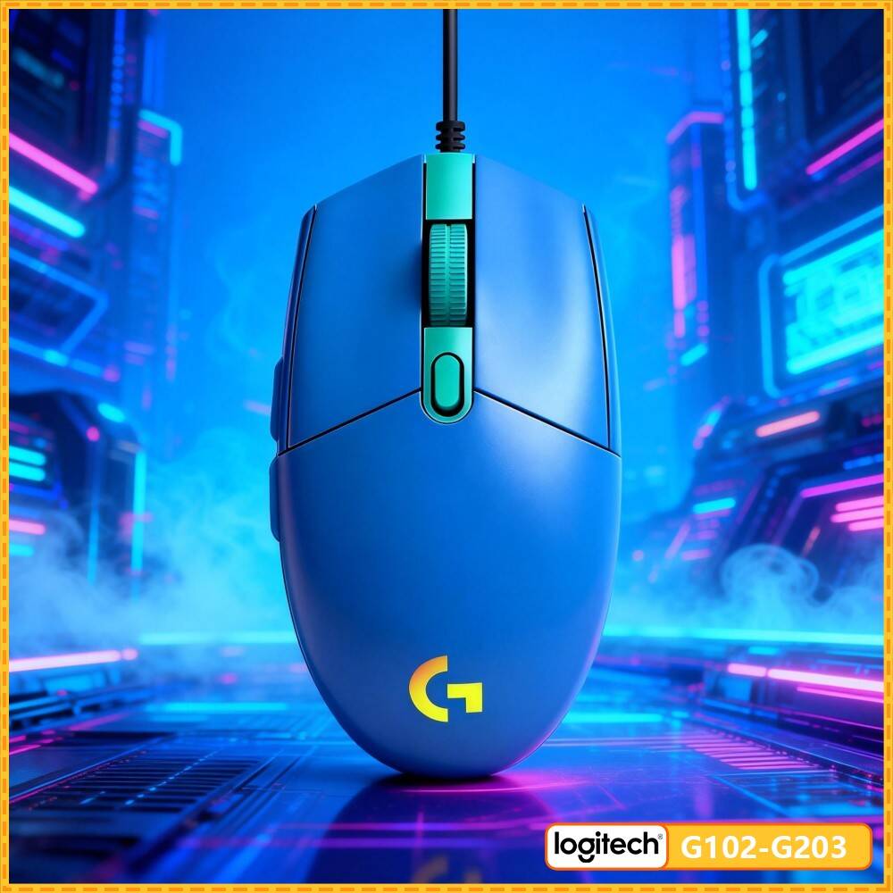 Logitech Mouse G203 - Mouse da Gaming Cablato Logitech G203