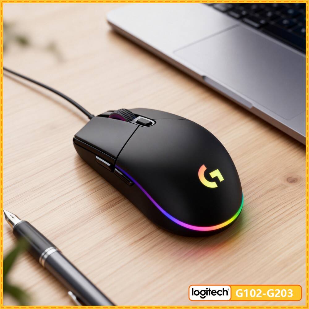 Logitech Mouse G203 - Mouse da Gaming Logitech G203, 8000