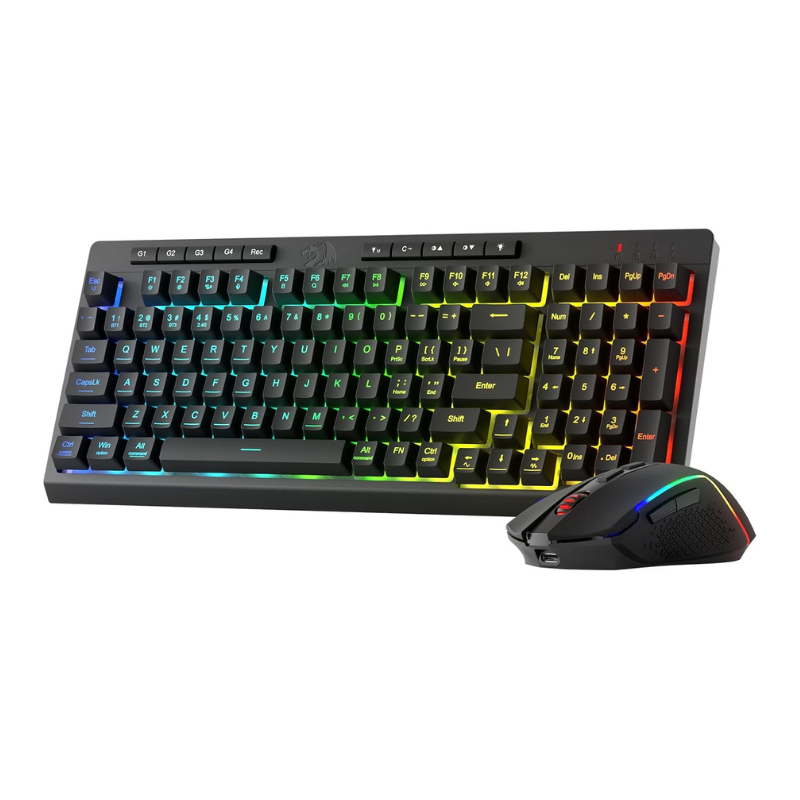 Gaming Accessories Combo - Combo Tastiera e Mouse Wireless da