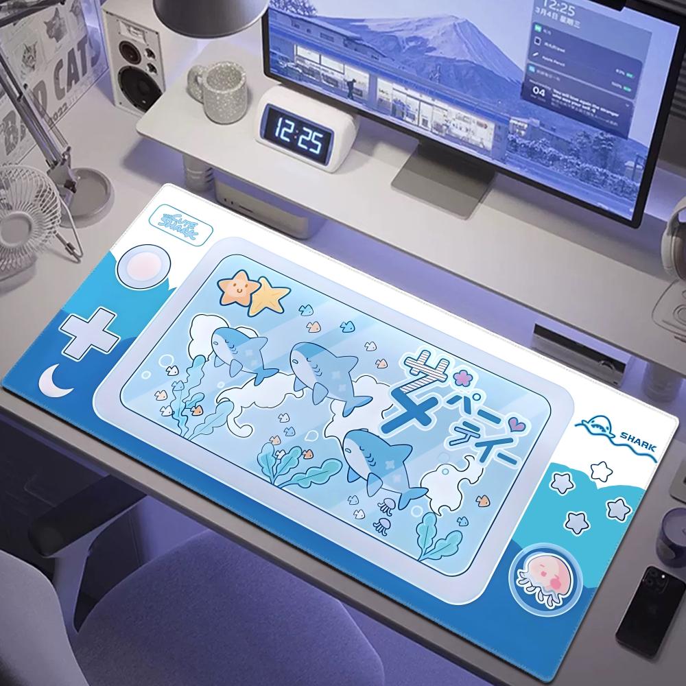 Gaming Accessories Officeworks - Tappetino per mouse carino Shark Party