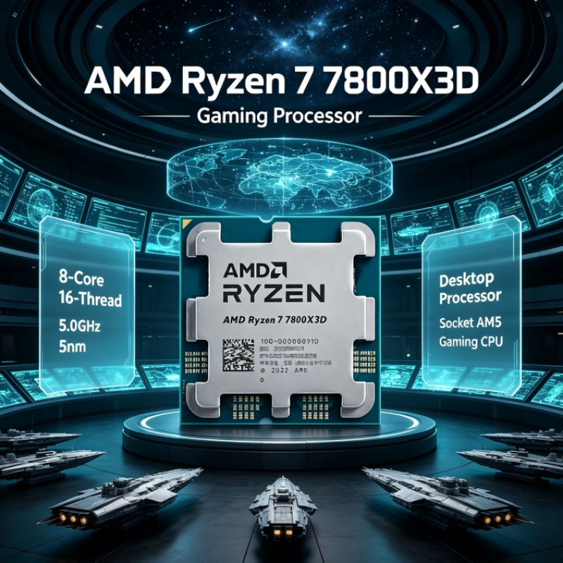 AMD R7 7800X3D Ryzen 7 AM5 CPU - Amd Cpu Ryzen 7 recensione e prezzo