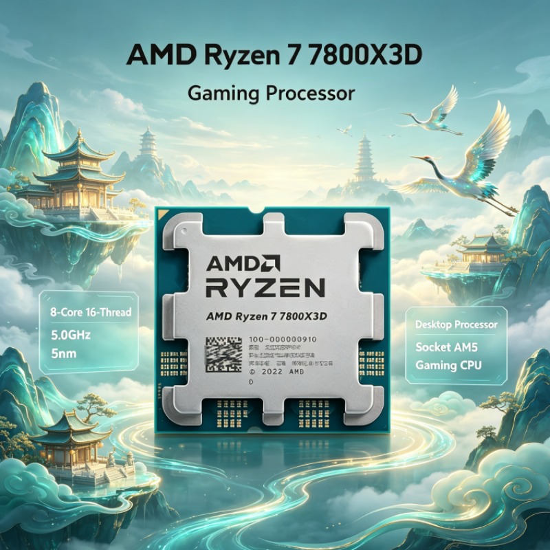 AMD Ryzen 7 R7 7800X3D CPU 96M - Amd Cpu Ryzen 7 recensione e prezzo