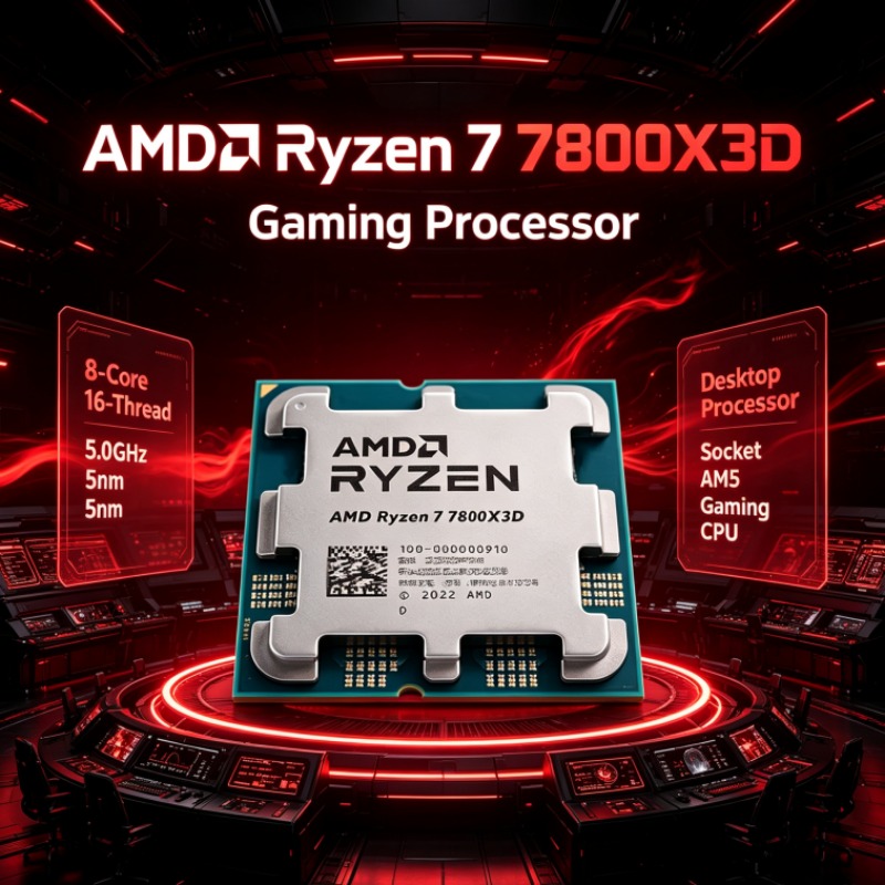 AMD Ryzen 7 R7 7800X3D CPU 96M - Amd Cpu Ryzen 7 recensione e prezzo
