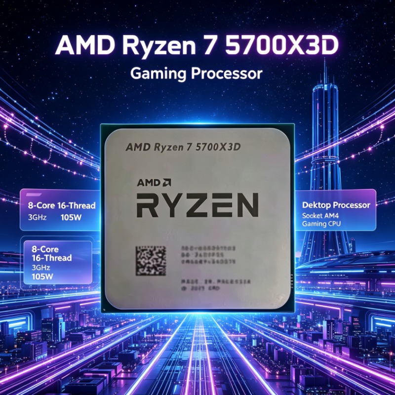 CPU Desktop AMD Ryzen 7 5700X3 - Amd Cpu Ryzen 7 recensione e prezzo