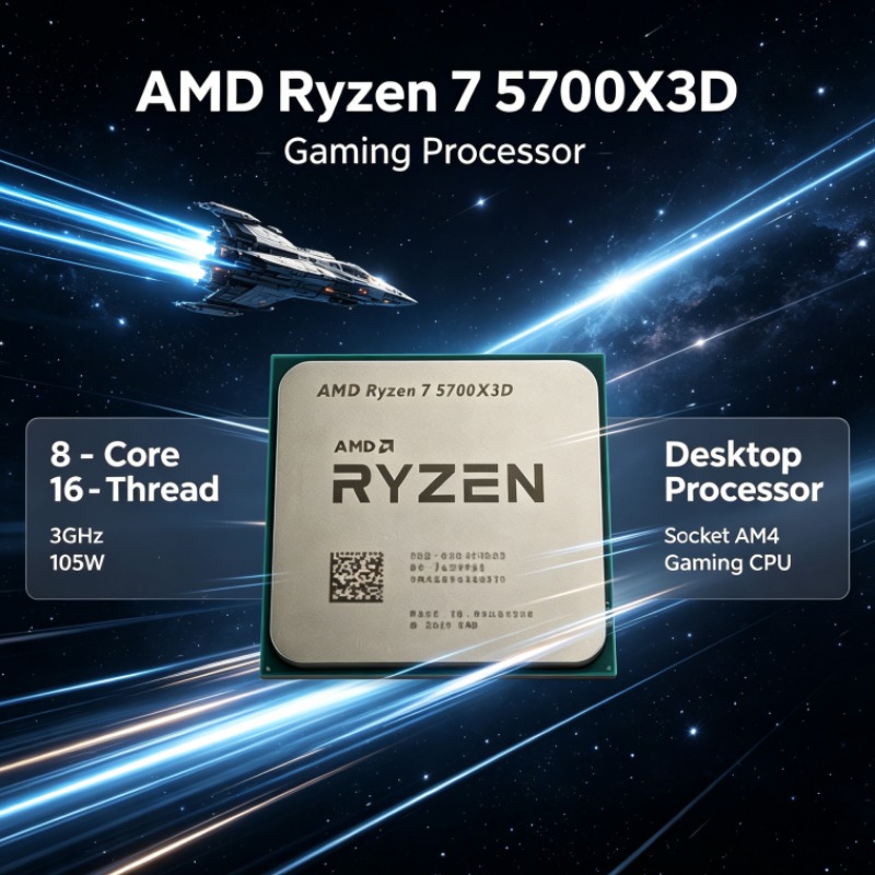 CPU Desktop AMD Ryzen 7 5700X3 - Amd Cpu Ryzen 7 recensione e prezzo