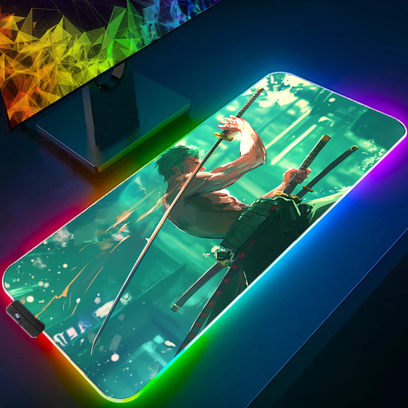 ONE PIECE Zoro Mouse Pad RGB A - Gaming Accessories Desktop recensione e prezzo