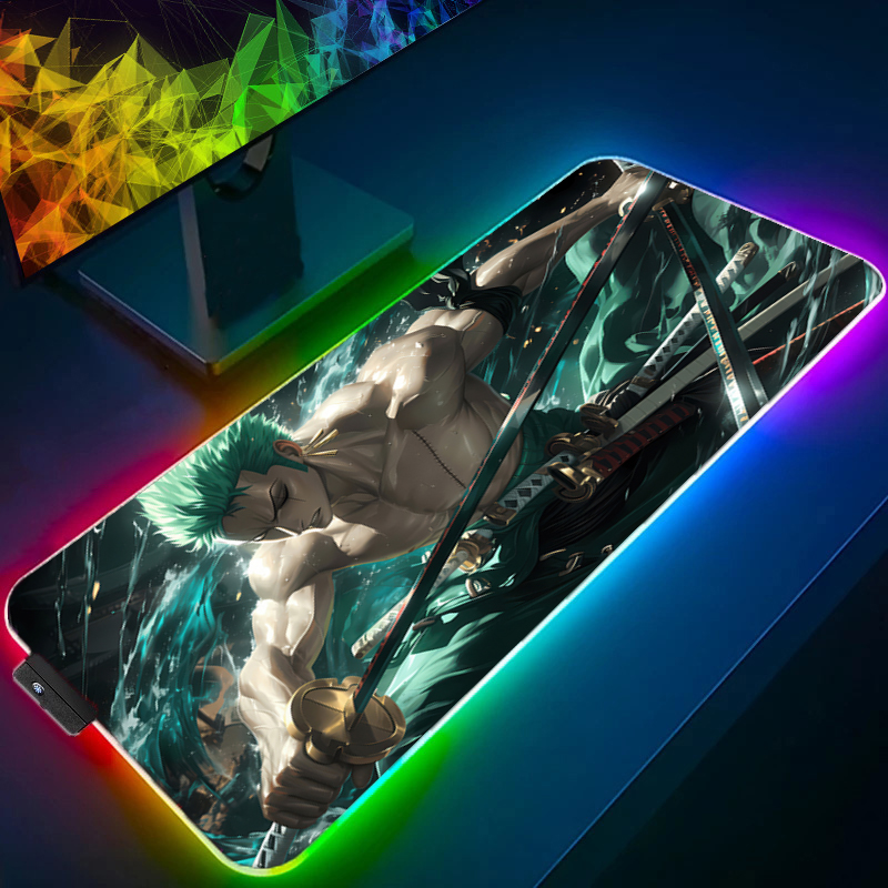 ONE PIECE Zoro Mouse Pad RGB A - Gaming Accessories Desktop recensione e prezzo