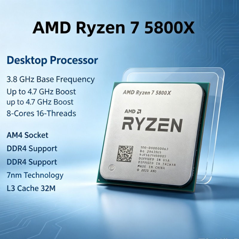 Processore AMD Ryzen 7 5800X R - Amd Cpu Ryzen 7 recensione e prezzo