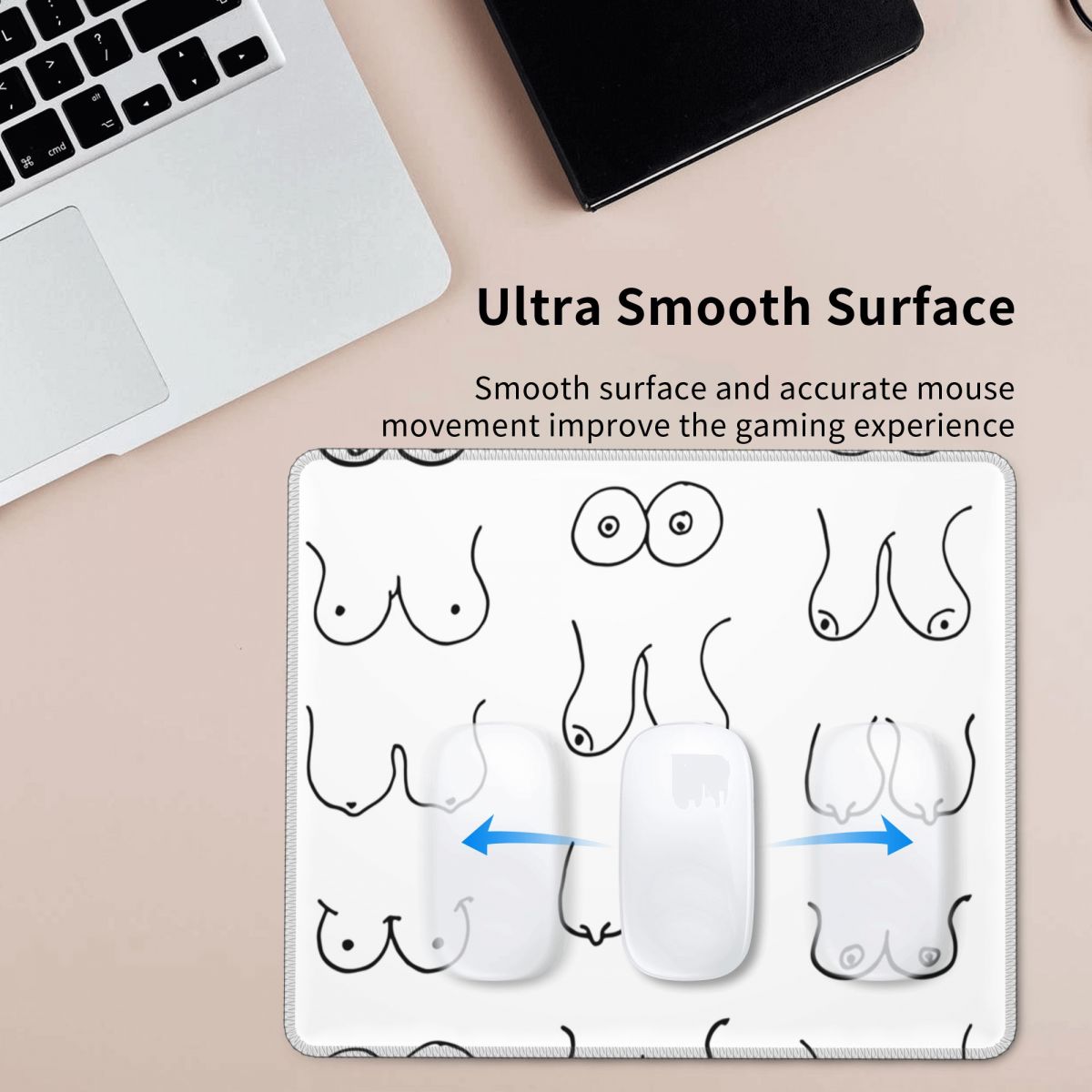 Tette in bianco e nero Disegno - Gaming Accessories Drawing recensione e prezzo
