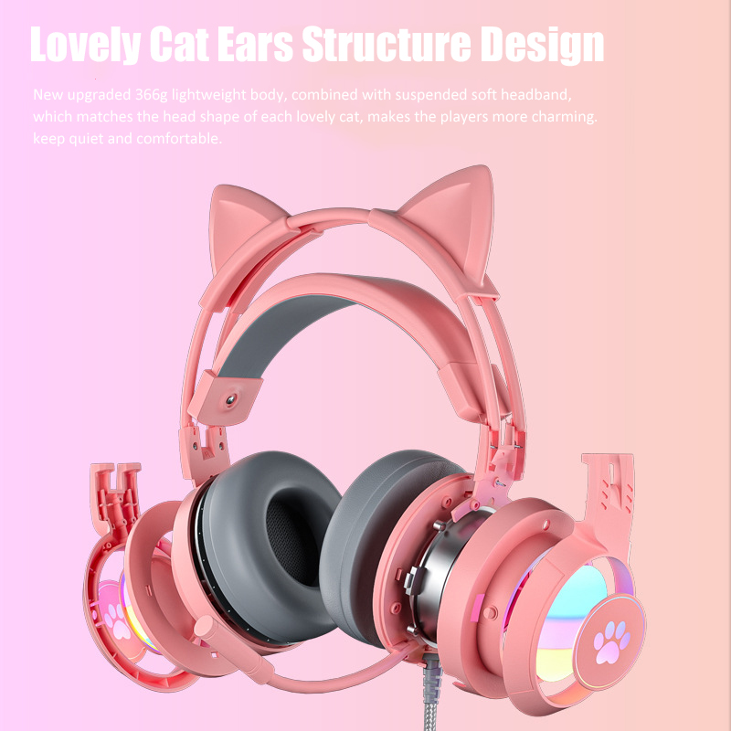 Cuffie da gioco con orecchio d - Gaming Accessories Girly recensione e prezzo