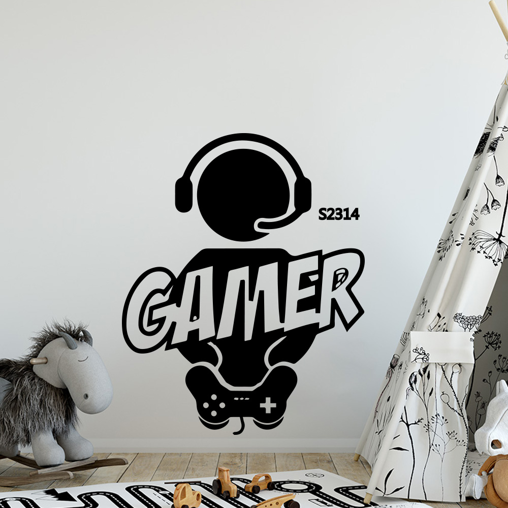 1pc Gamer Wall Art Decal For K - Gaming Accessories Wall recensione e prezzo