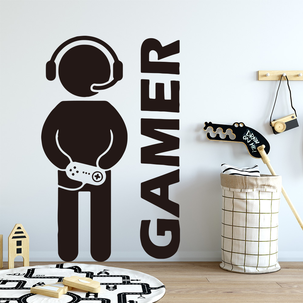 1pc Gamer Wall Art Decal For K - Gaming Accessories Wall recensione e prezzo