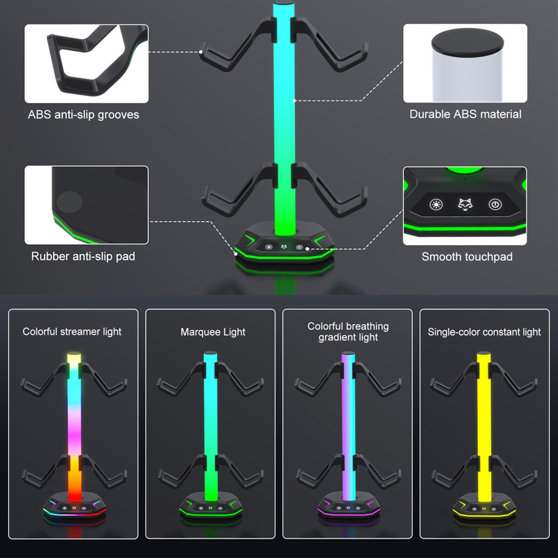 Supporto RGB per Cuffie da Gam - Headset Stand Rgb recensione e prezzo